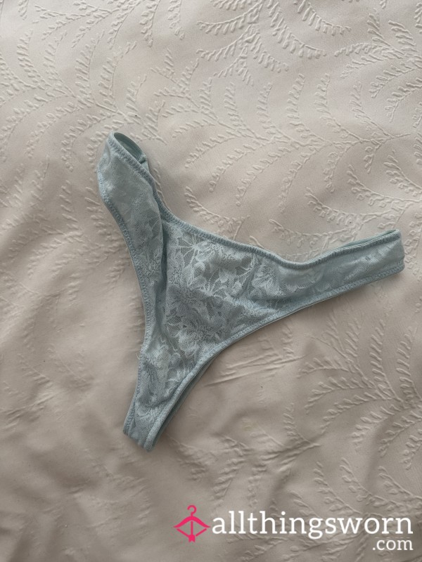 Worn Lace Thong