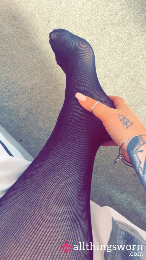 Worn Lacey Tights 😈🔥