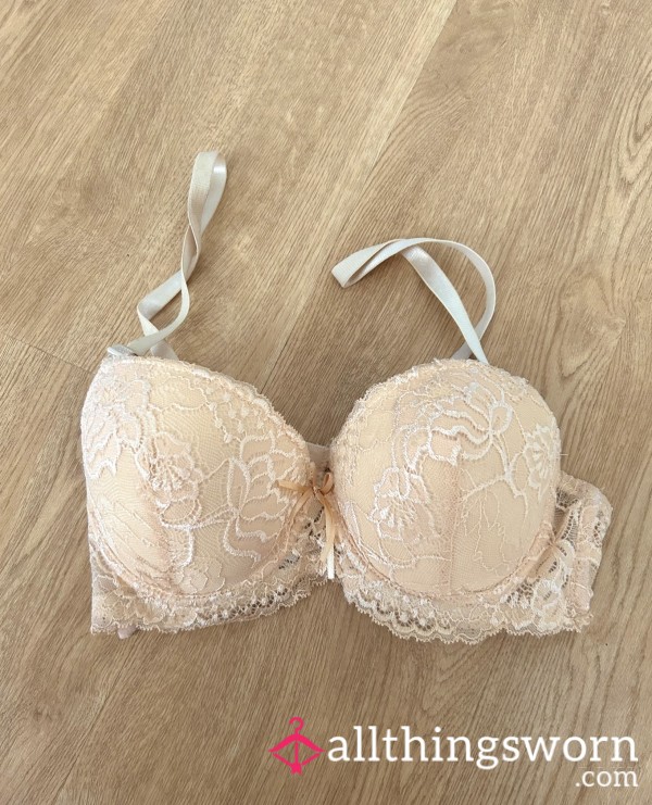 Worn Lacy Bra