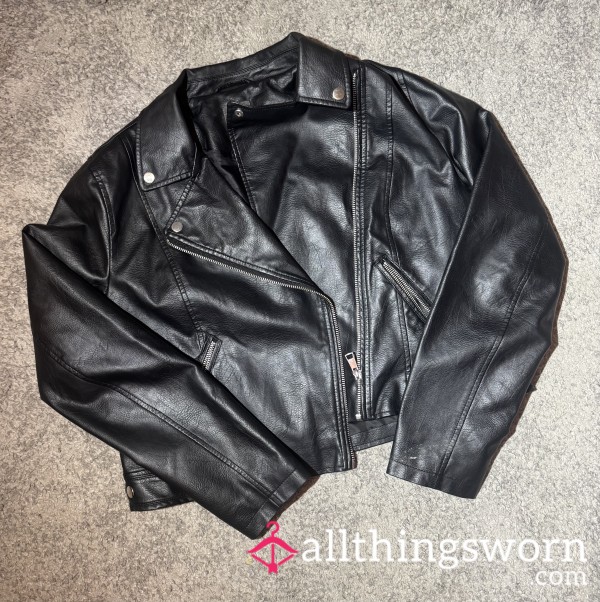 Worn Leather Jacket😈