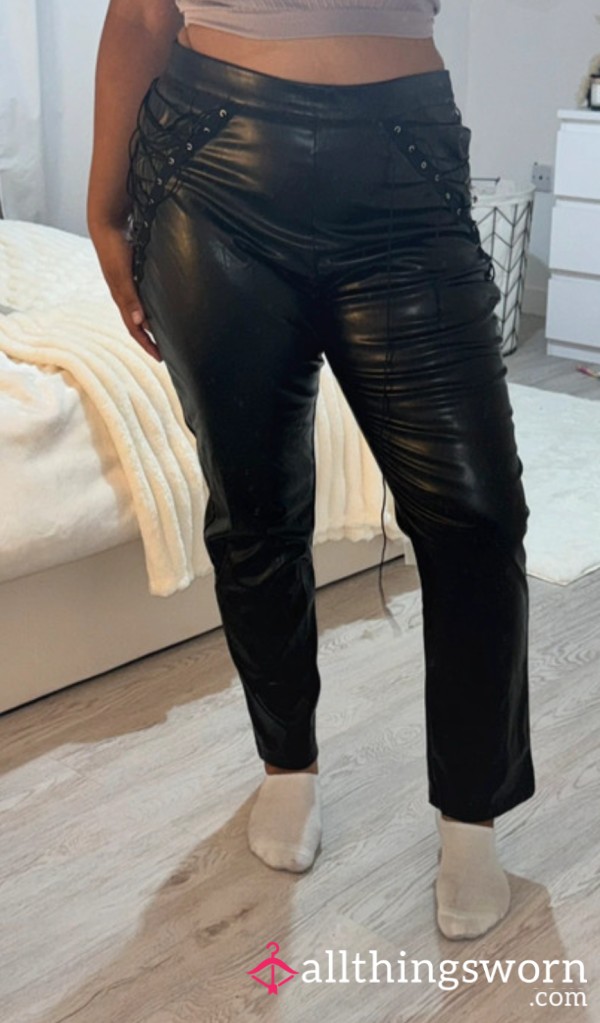 Worn Leather Trousers