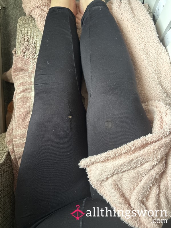 Worn Leggings. Size 18.