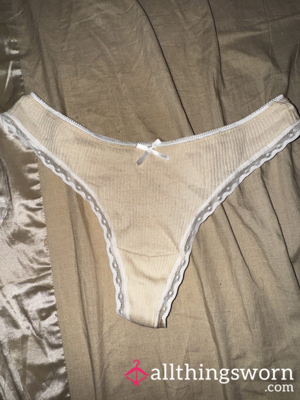 Worn Light Brown Panties – 24h Just For You 💕