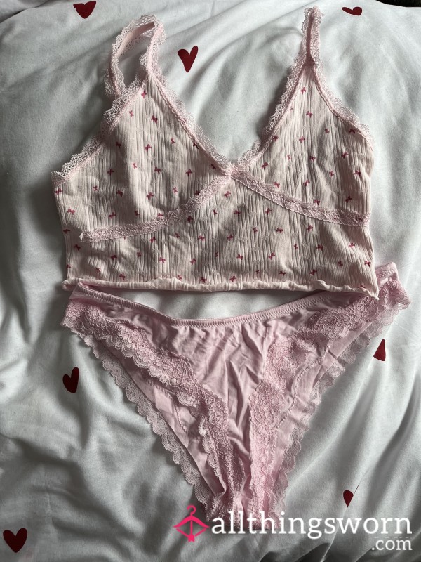 Worn Lingerie, Played With My Rose Toy