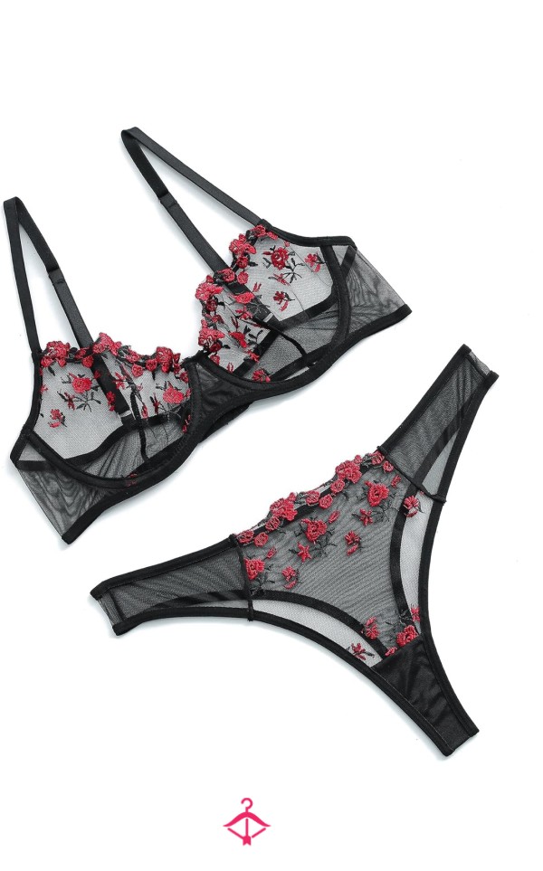 Worn Lingerie Set