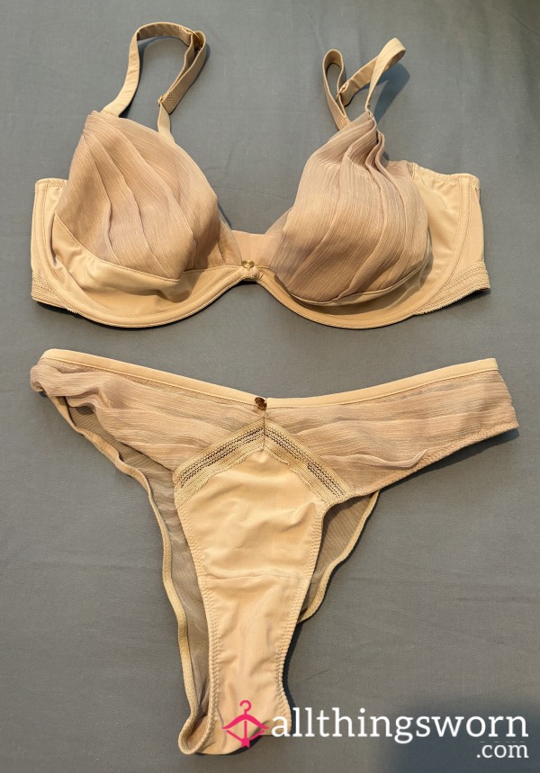 Worn Lingerie Set - Lilac