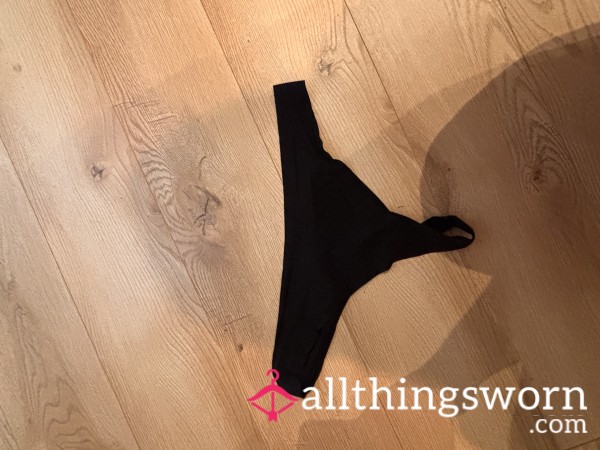Worn Little Black Thong🫦
