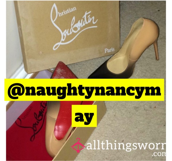 Worn Loubs Size 4