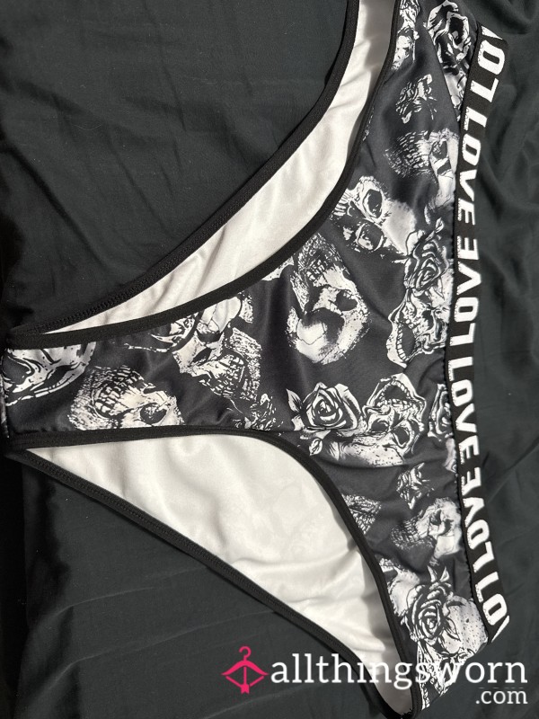 Worn Love Skull Panties