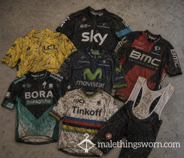 Well Worn Lycra Cycling Outfits - Sizes L/XL