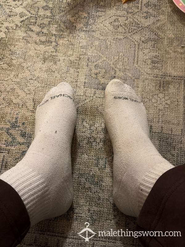 Worn Michael Kors White Socks