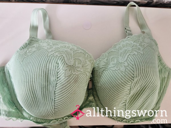 Worn Mint Green 42E Bra