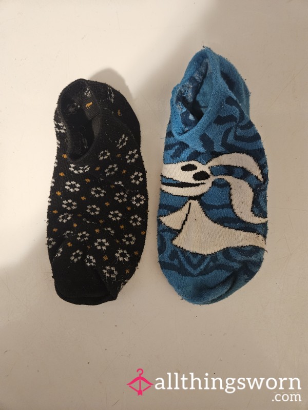 Worn Mismatched Socks