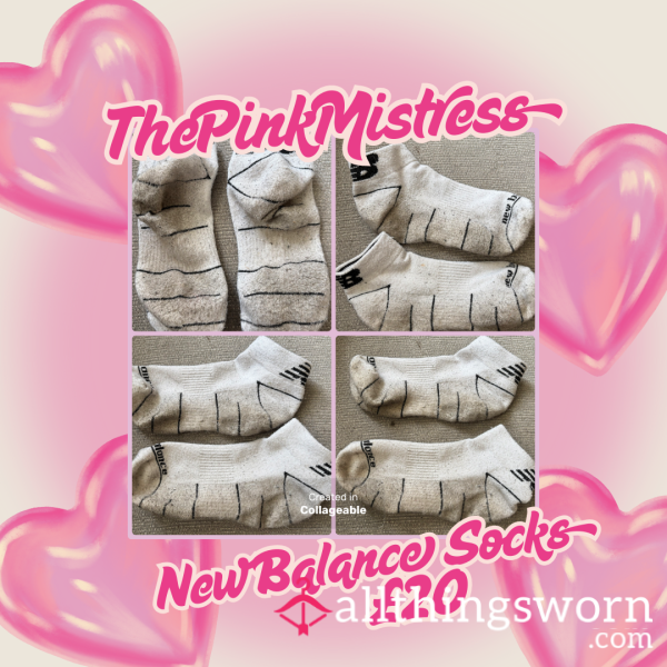 Worn New Balance Socks – Soft, Scented, & All Yours 👣