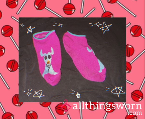 Worn Nightmare Before Christmas Sock