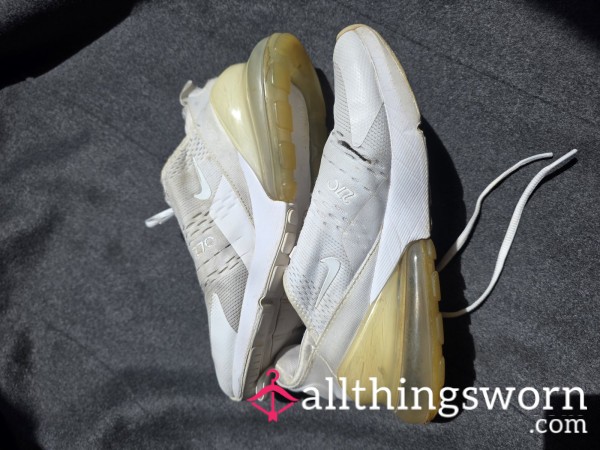 Worn Nike Air Max 270 Trainers