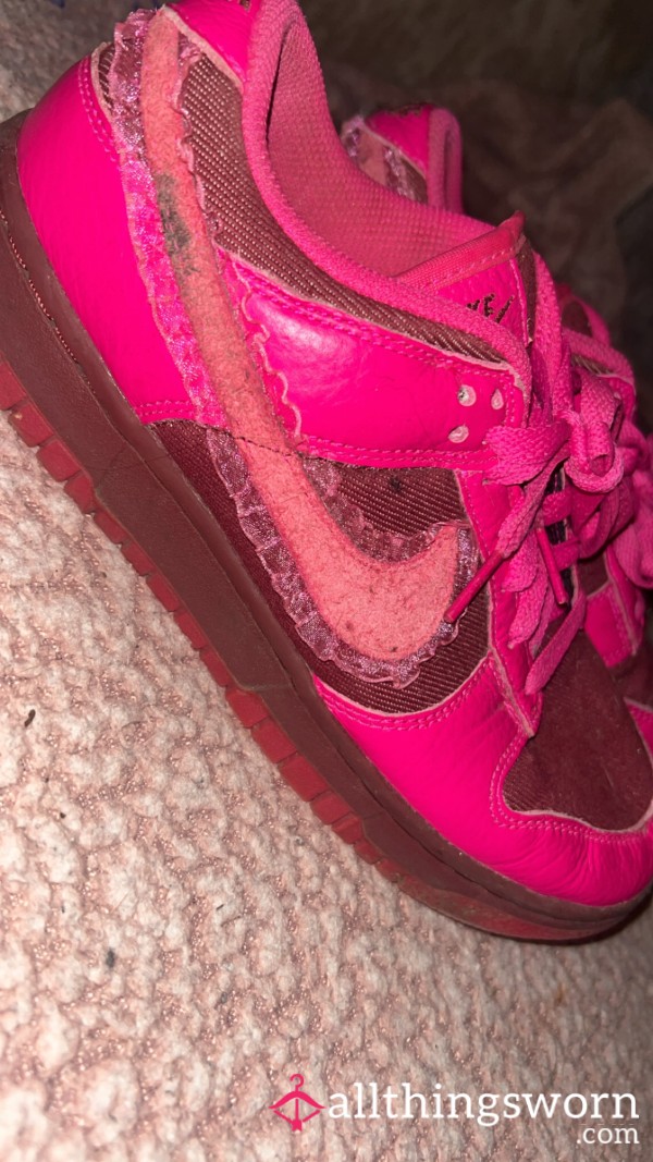 Worn Nike Dunks