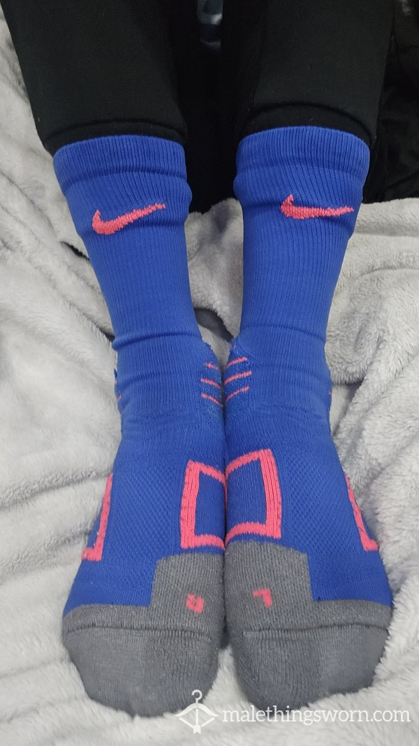 Worn Nike Elite Vapor Crew Socks – Size L – $35