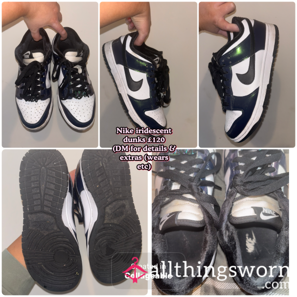 Worn Nike Iridescent Dunks – Heavily Scented Shoe Worship Heaven