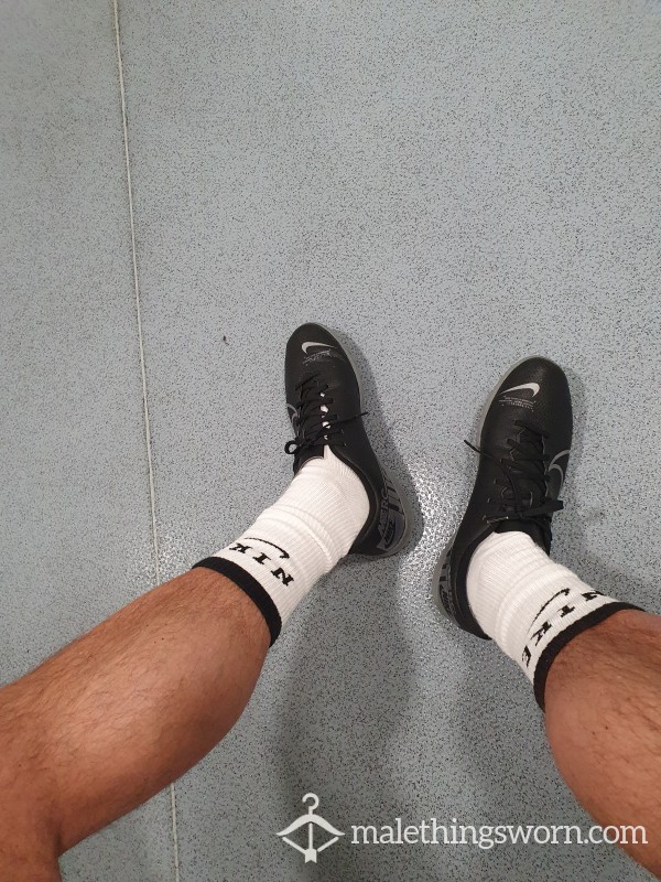 Worn Nike Sport White Socks
