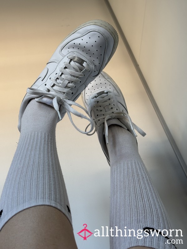 WORN Nike White Air Force