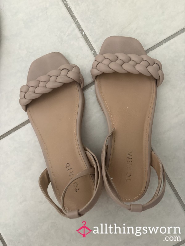 Worn Nude Heels