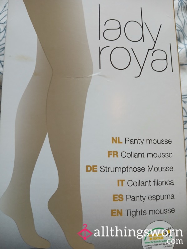 Worn Nude Tights Without Panties And Photoset