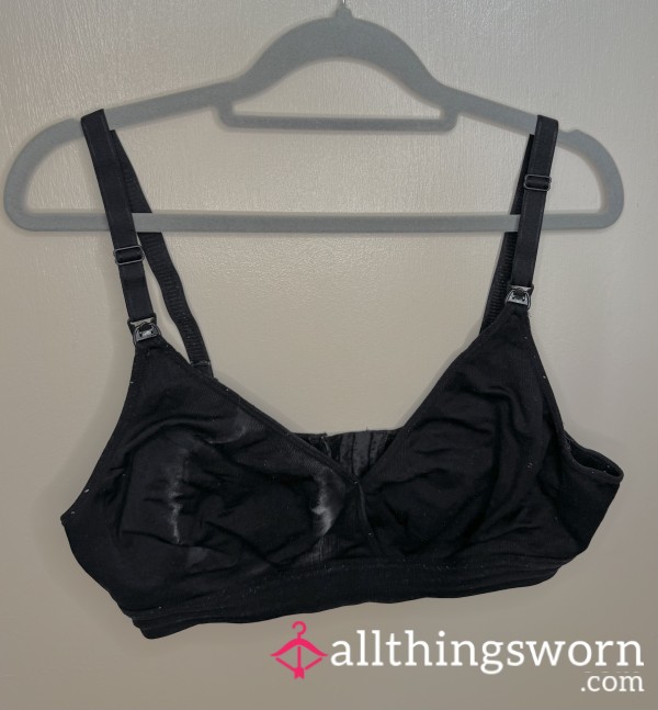 Worn Nursing Bra 🍼(Milk Stains)