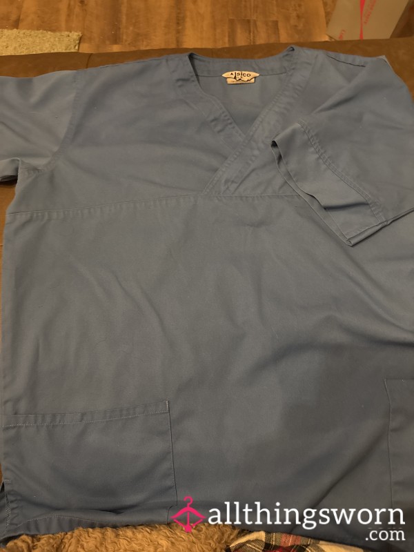 Worn Nursing Uniform