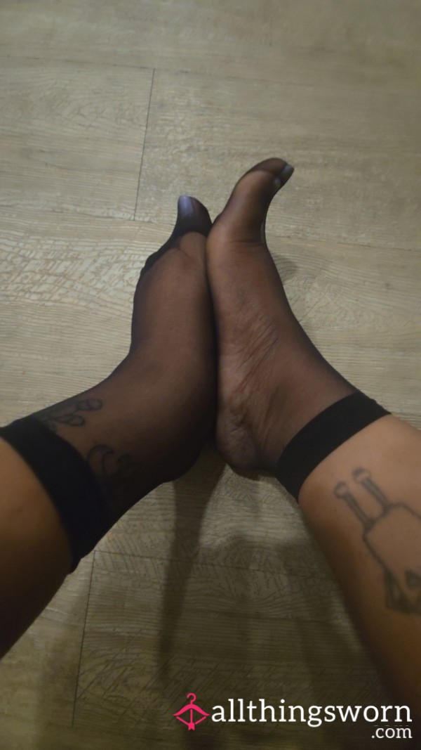 Worn Nylon Socks