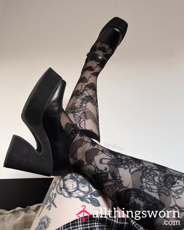 Worn Nylon Stockings