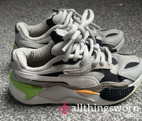 Worn Old Puma Trainers 👟 Let Me Get Them Filthy