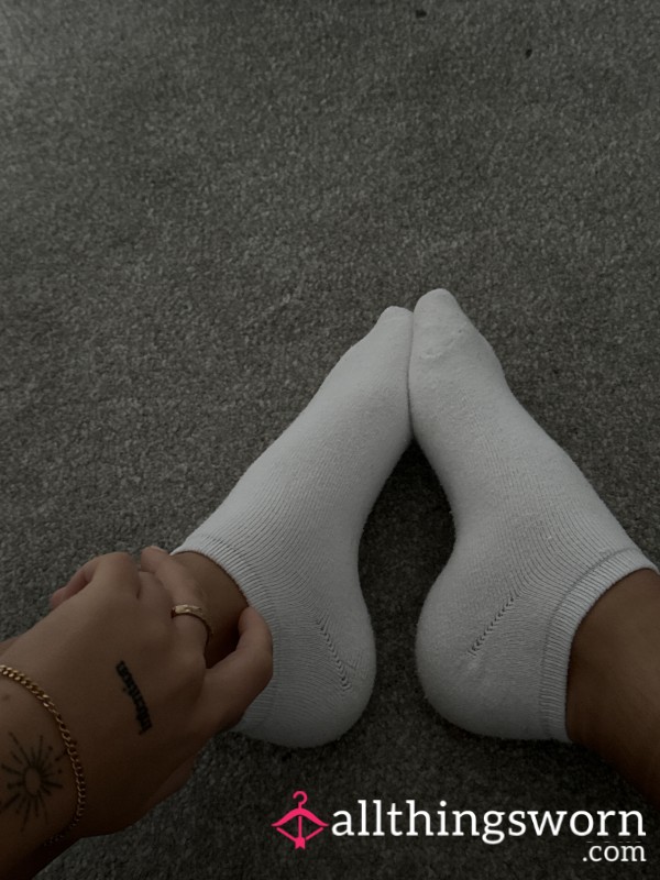 Worn Or Clean White Ankle Socks