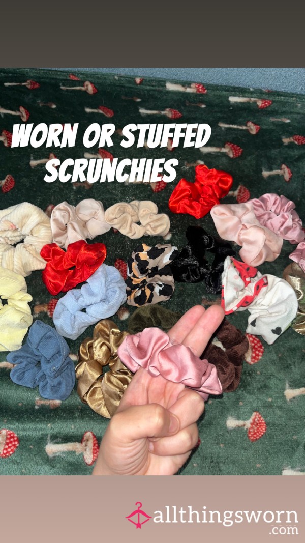 Worn Or Stuffed Scrunchie💦🍑