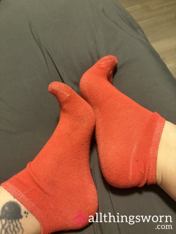 Worn Orange Socks🥰