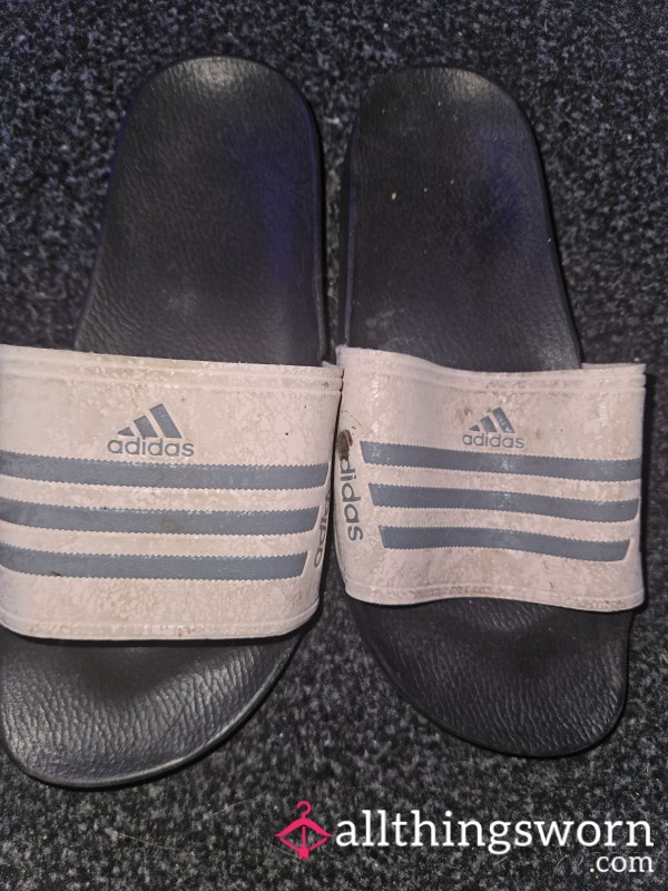 Worn-out  Adidas Sliders