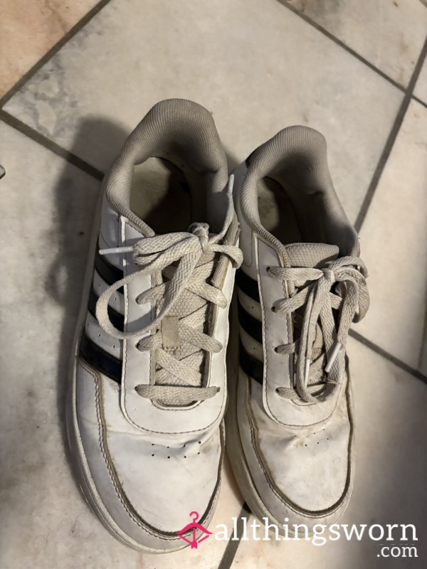 Worn Out Adidas Sneakers