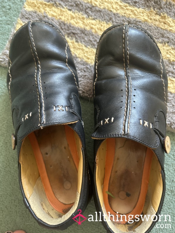 Worn Out And Old Nursing Shoes