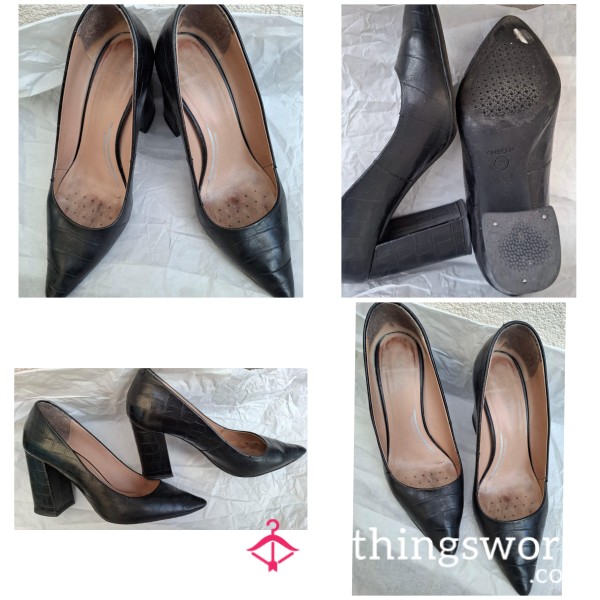 Worn Out Cabin Crew Heels