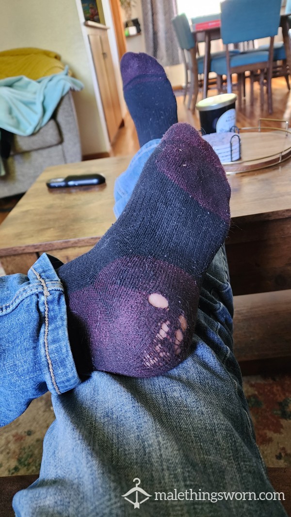 Worn Out Construction Socks