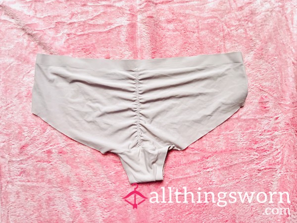 Wet Seamless Pink Scrunched Fullback Panty