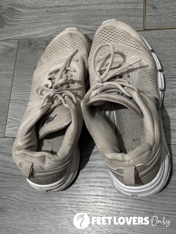 Worn-Out Gym Trainers – Dirty, Used & Loved