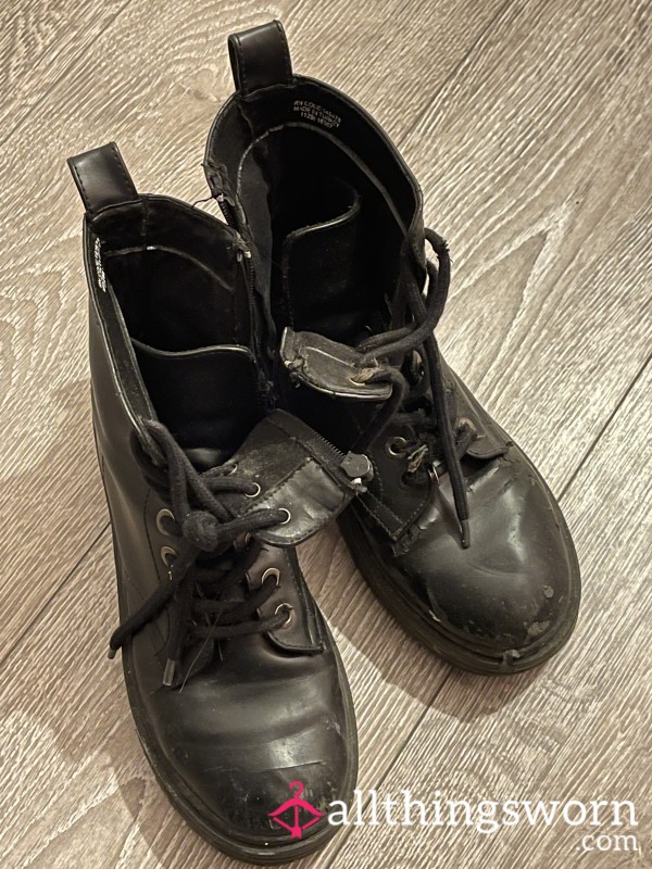 Worn Out Sweaty Boots