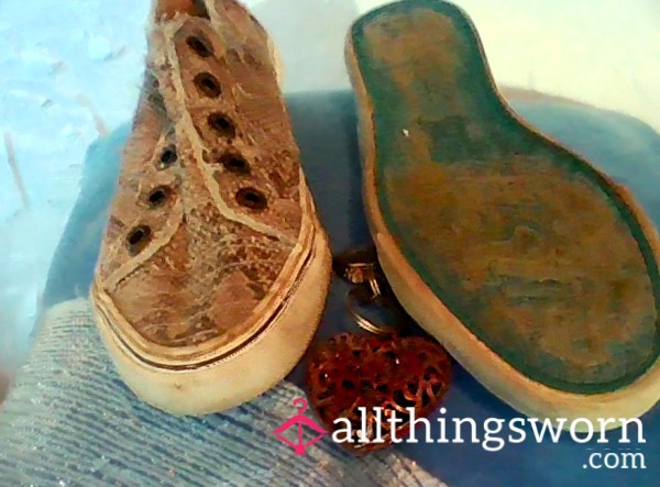SALE!! Worn Out Tennis Shoes