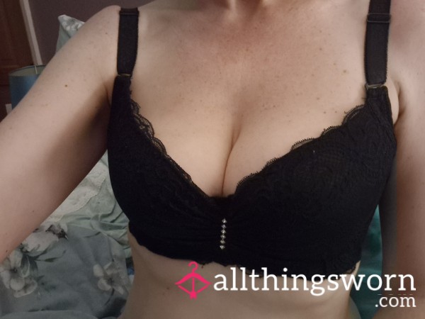 Worn Padded Push Up Bra