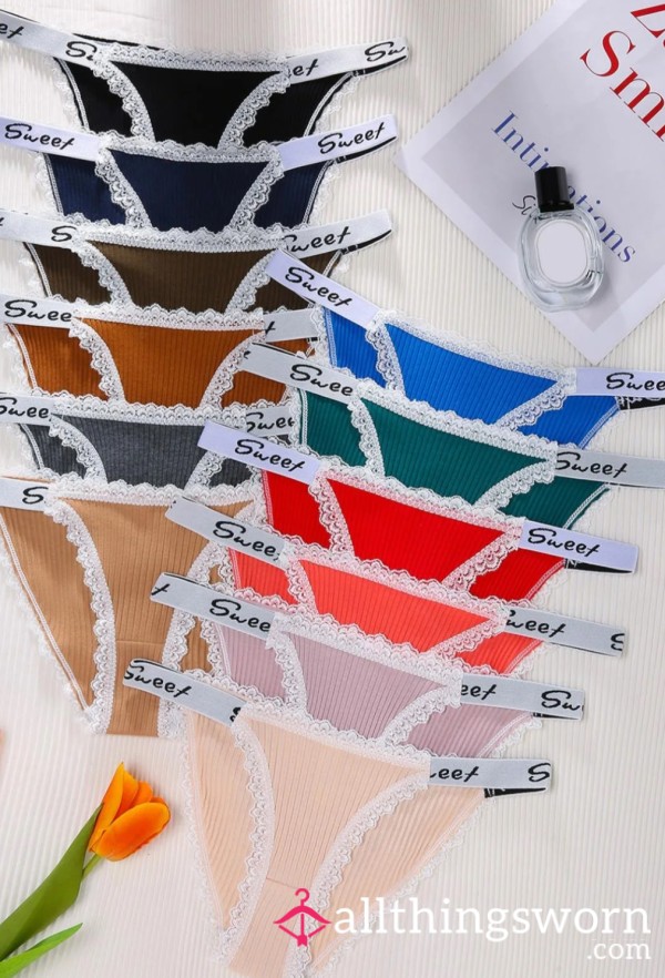 Worn Panties 🩲 24hr Sweetness, Sealed & Ready For You