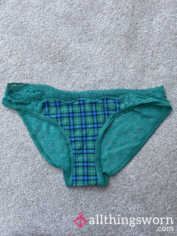 Worn Panties - Green Gilly Hicks