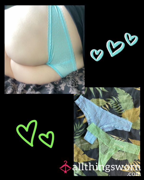 Worn Panties 💚🩵