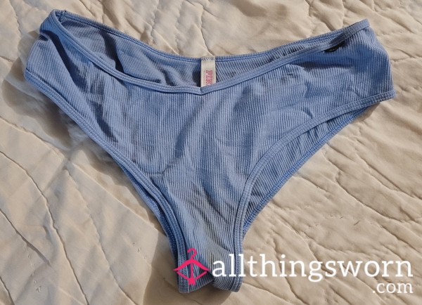 Worn Panties Light Blue