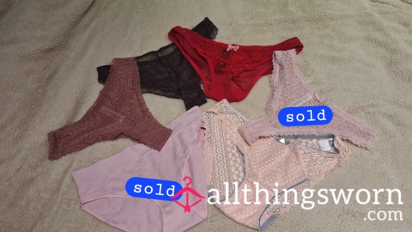 Worn Panties, Pick Yours, Sweet Scented, For However Many Days You Want For Extra